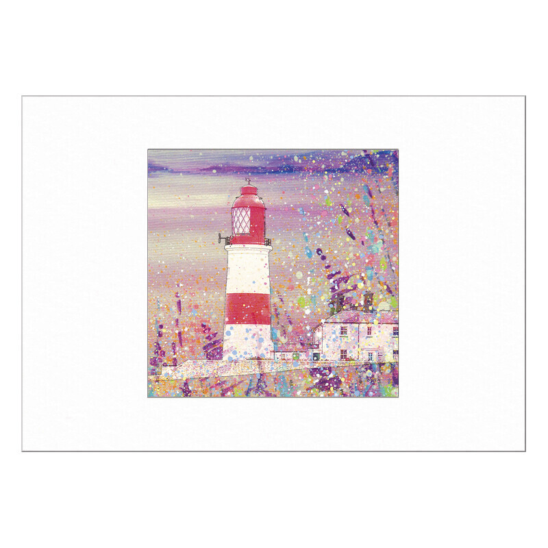 Souter Lighthouse Limited Edition Print with Mount
